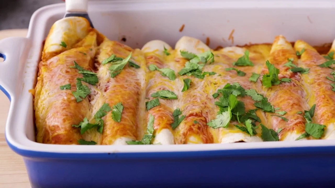5 Ingredient Beef Enchiladas Recipe quick and easy