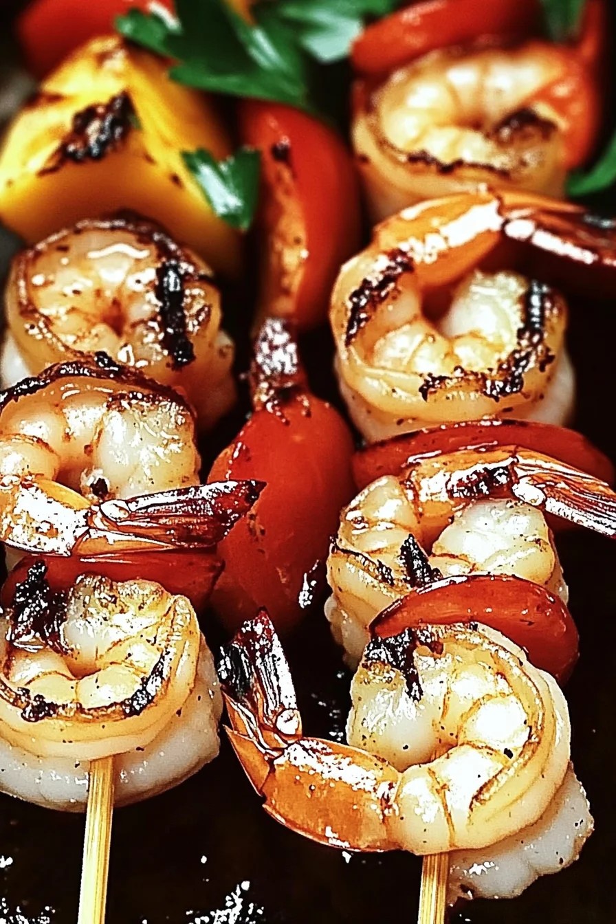 Grilled Shrimp Pineapple Skewers Recipe quick and easy