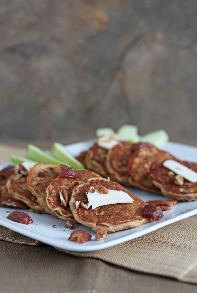 Apple Date Pecan Pancakes with Date Syrup Recipe Runner