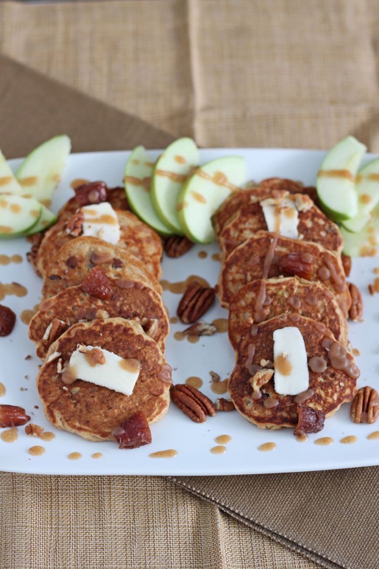 Apple Date Pecan Pancakes with Date Syrup Recipe Runner