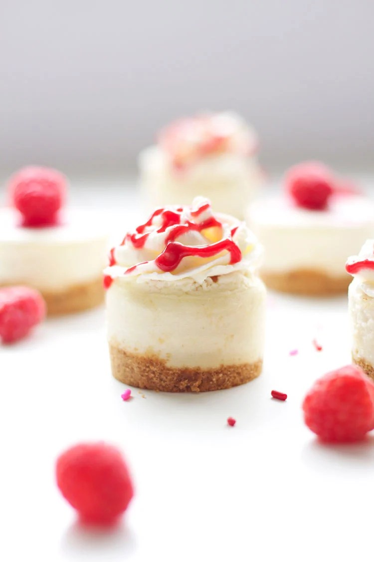 Raspberry Almond Mini Cheesecakes Recipe Runner