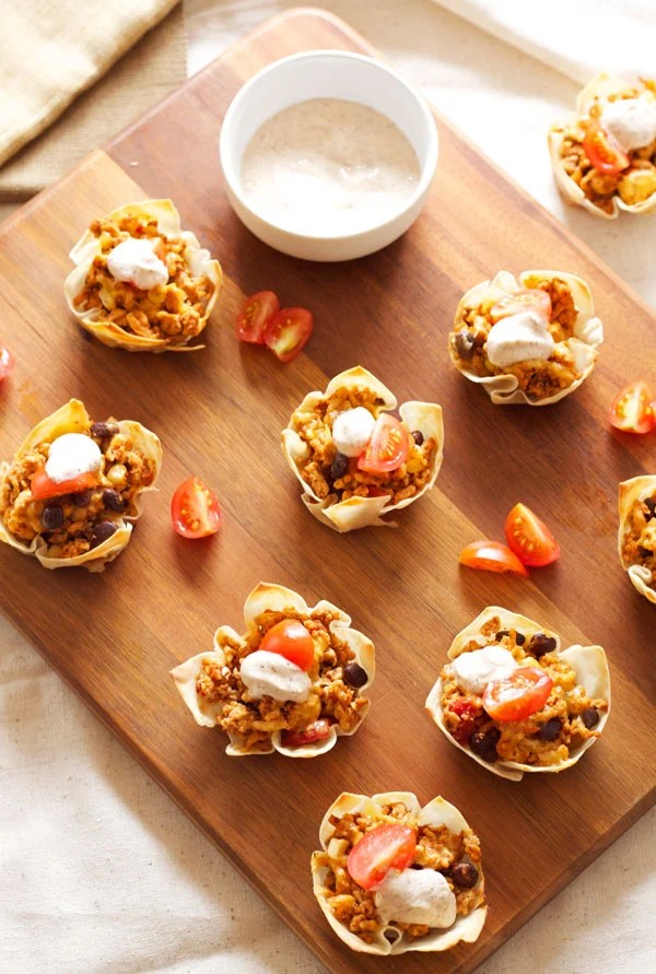 Mini Taco Cups Recipe Runner