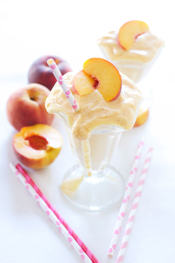 Skinny Peach Milkshakes Recipe Runner