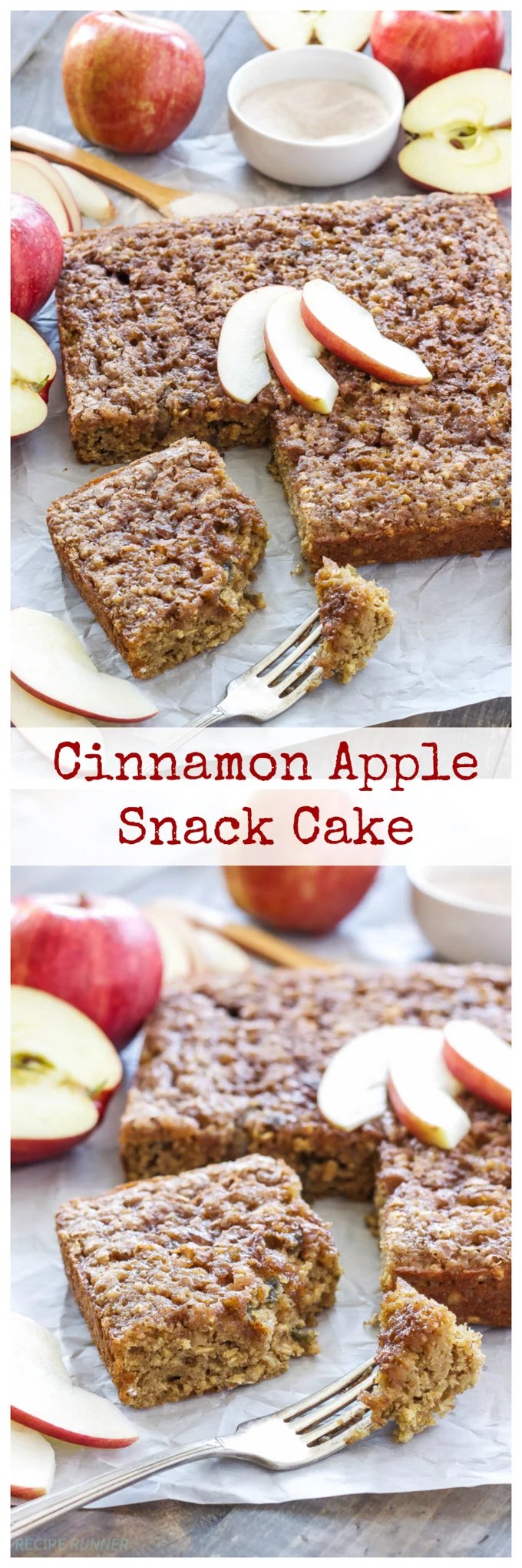 Cinnamon Apple Snack Cake Recipe Runner