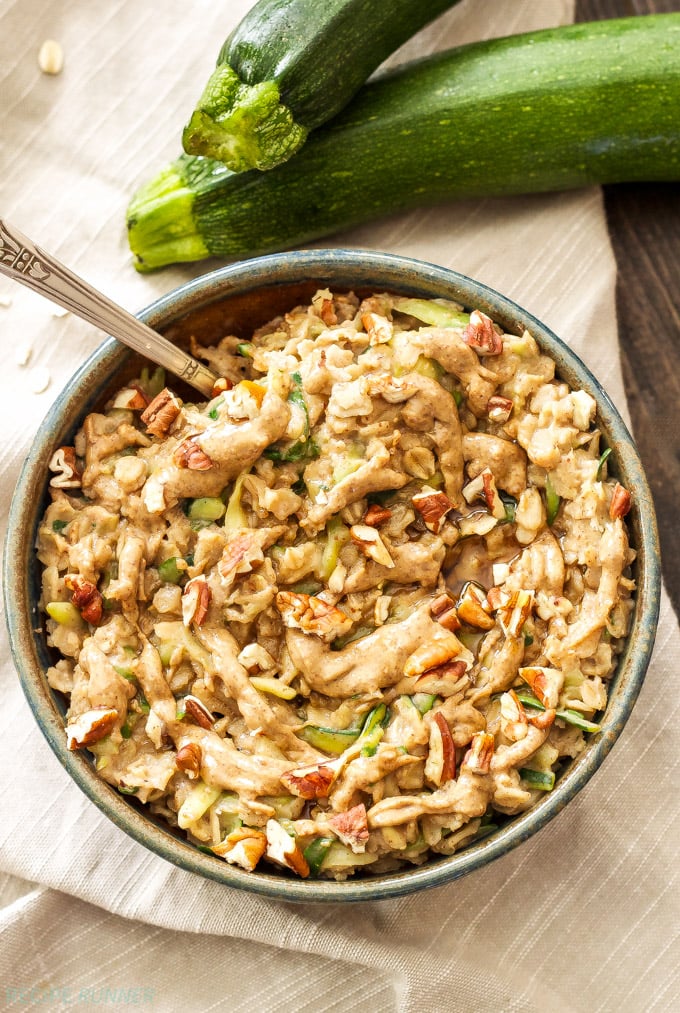 Zucchini Bread Oatmeal Recipe Runner