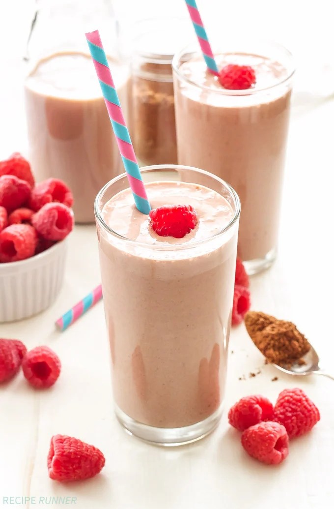 Chocolate Raspberry Smoothie Recipe Runner