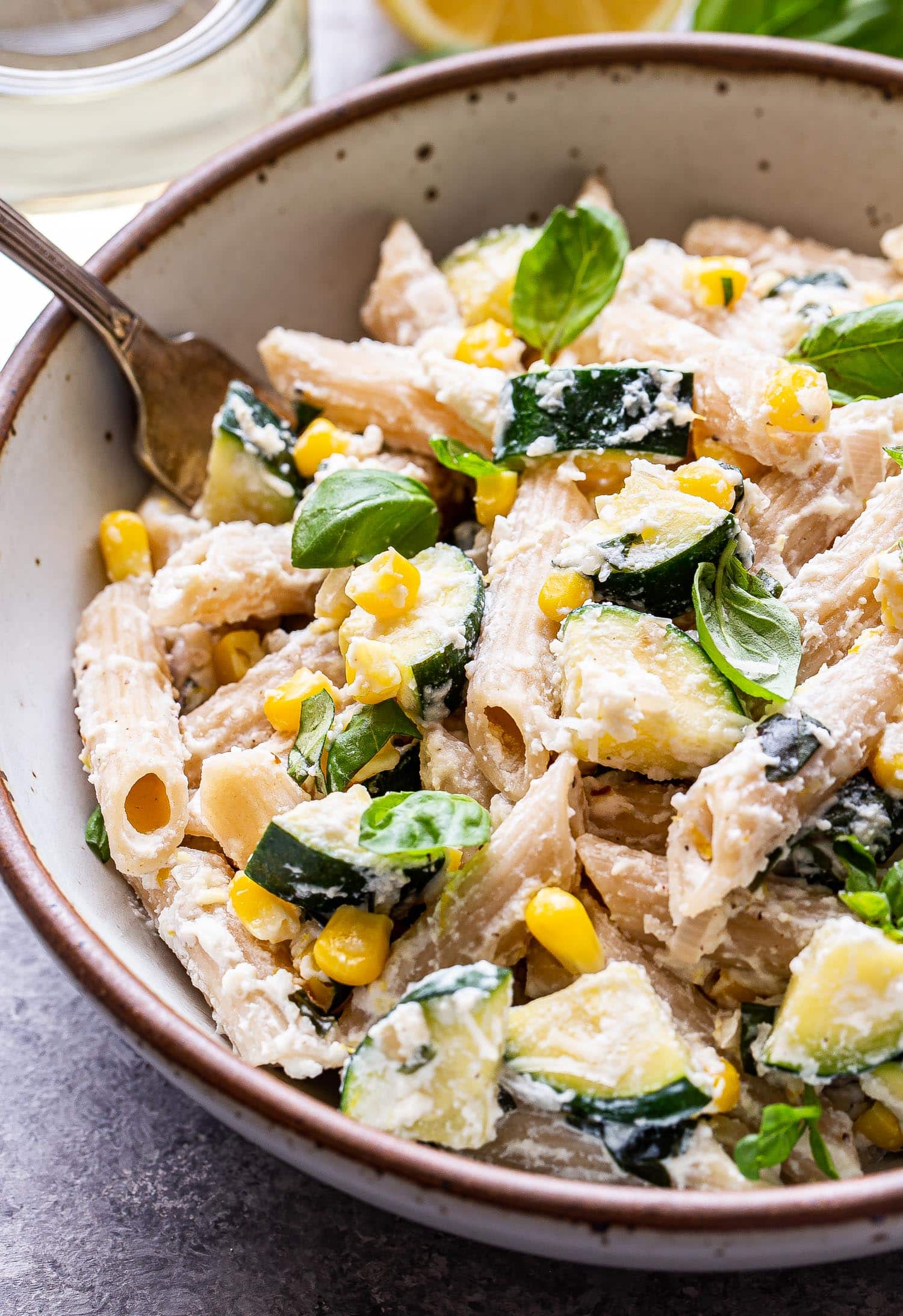 Zucchini Lemon Basil Ricotta Pasta Recipe Runner