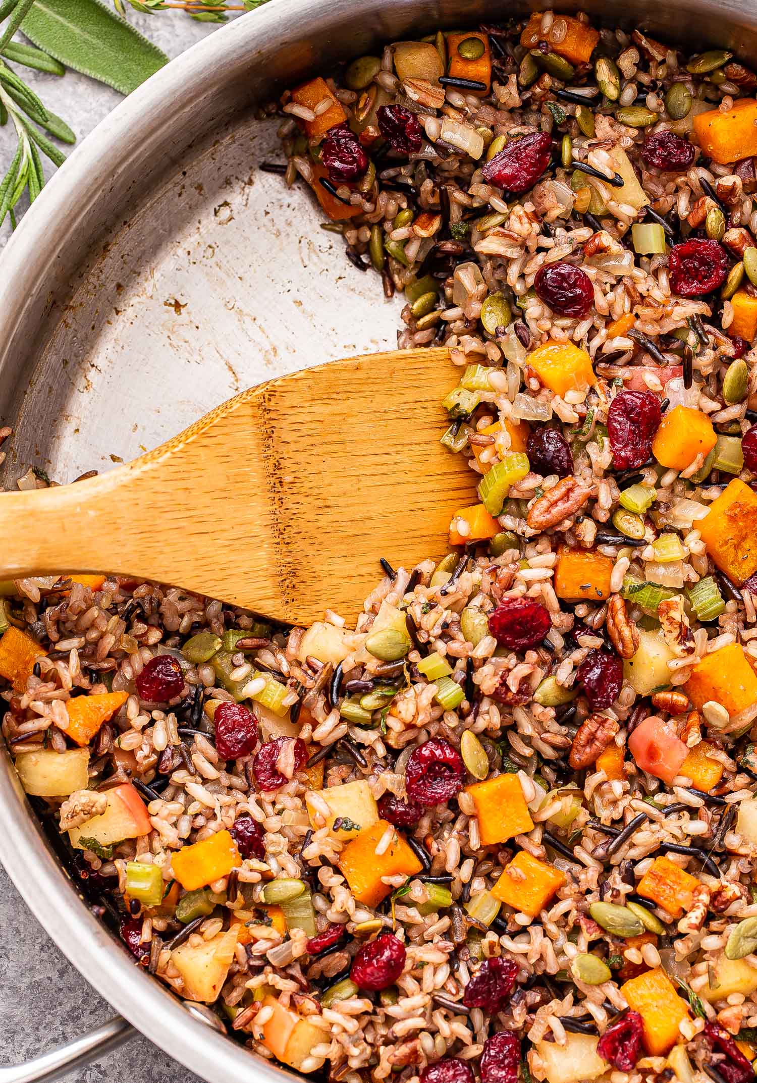 Wild Rice Stuffing Recipe Runner