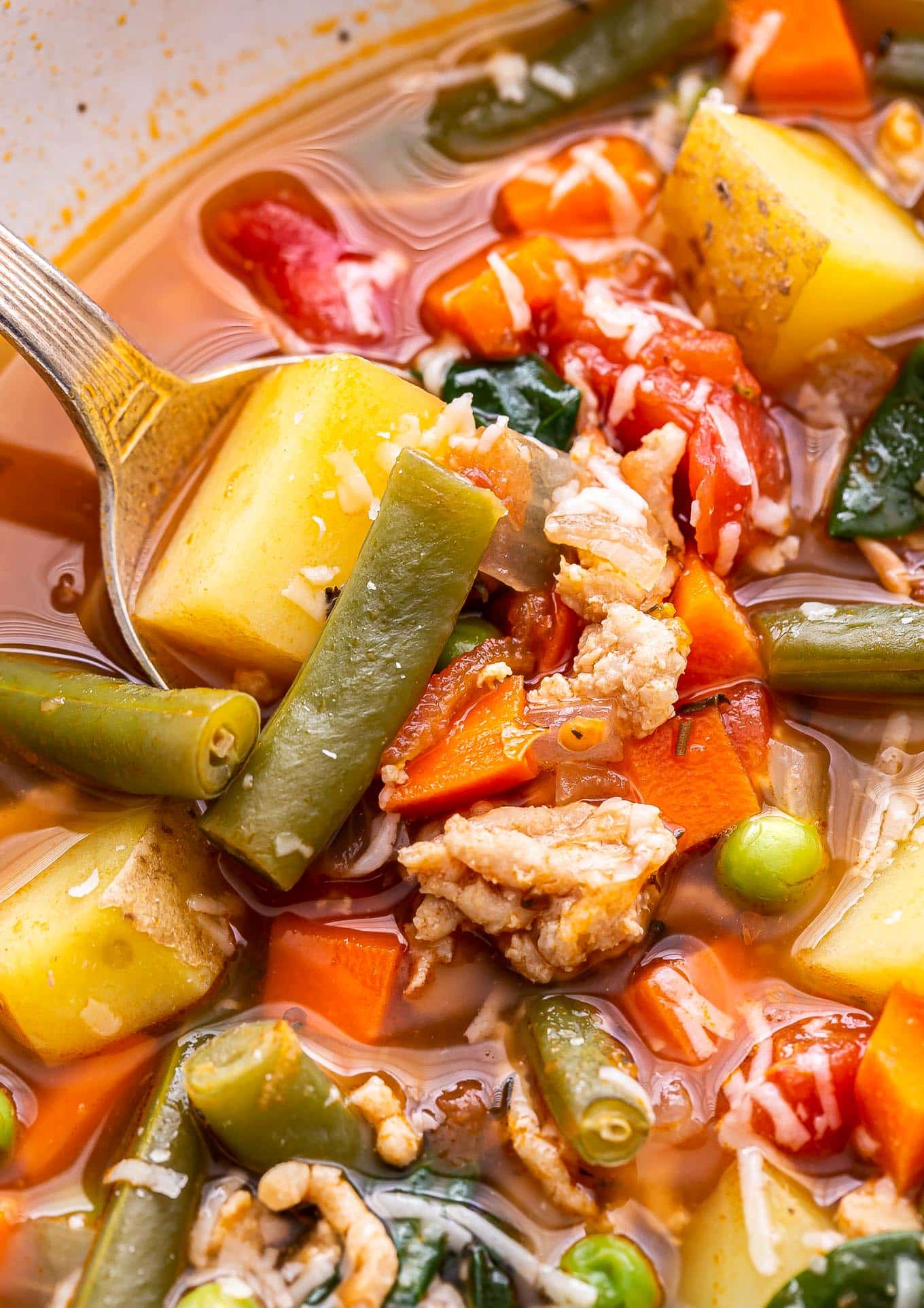 Ground Turkey and Vegetable Soup Recipe Runner