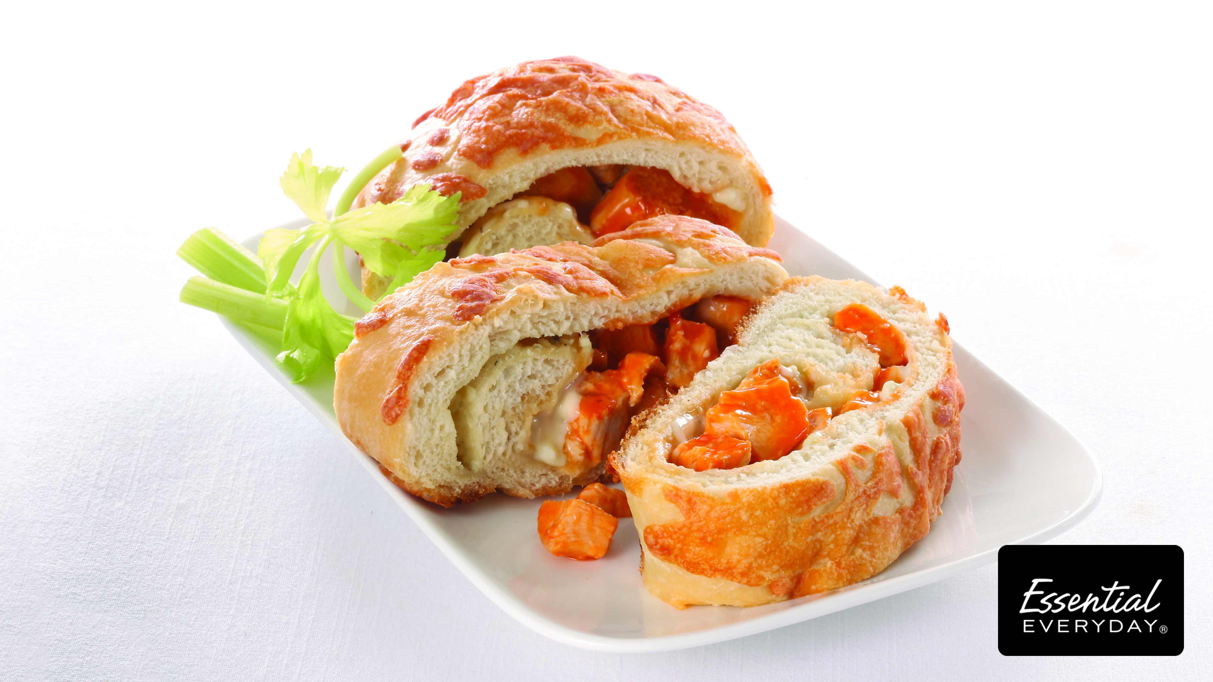 SHOP 'n SAVE Recipe Buffalo Chicken Stuffed Bread