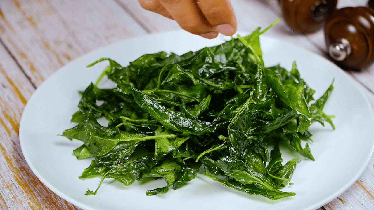 DeepFried Spinach Chips Recipe