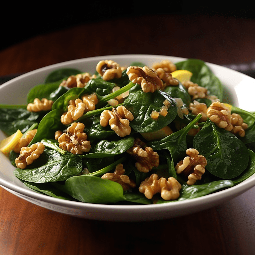 Spinach and Walnut Salad Recipe