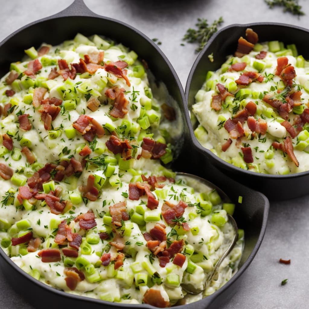 Creamed Leeks with Bacon & Thyme Recipe