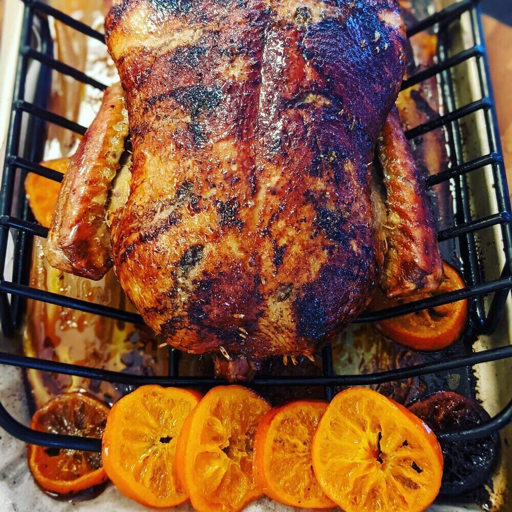 Crispy Duck with Clementines Recipe