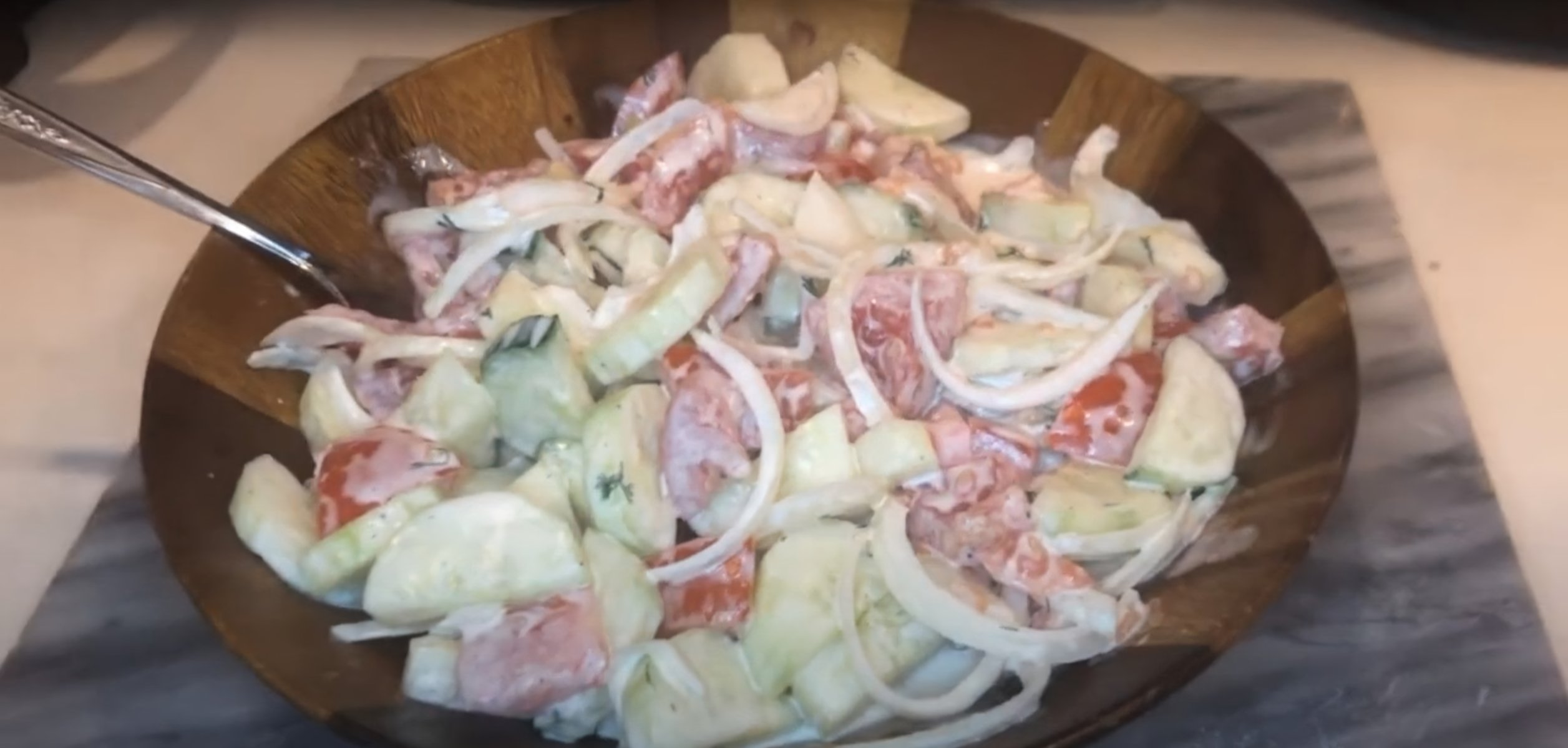 Cucumber and Tomato Salad with Mayo Recipe