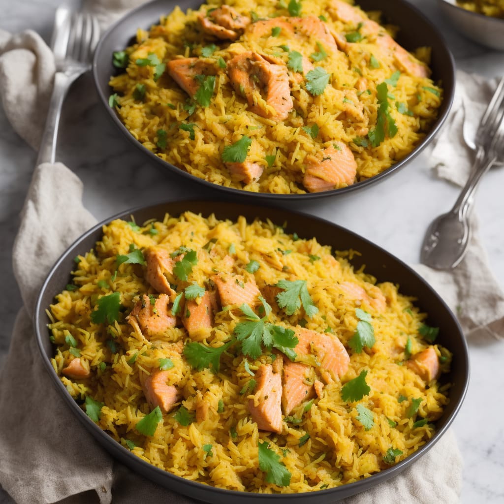 Easy Spiced Salmon Kedgeree Recipe