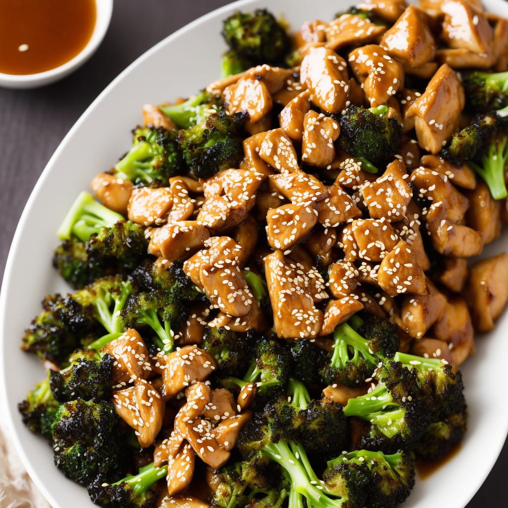 Honey & Soy Chicken with Sesame Broccoli Recipe