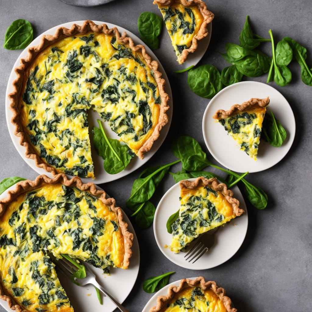 Light and Fluffy Spinach Quiche Recipe