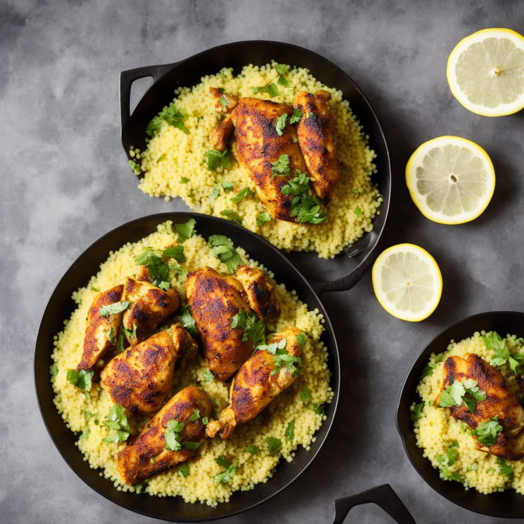 Moroccan Chicken with Lemon Couscous Recipe