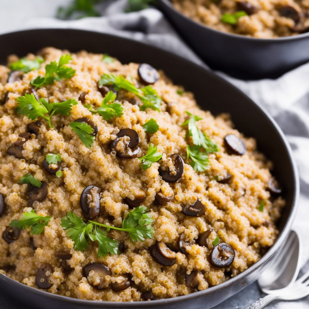 Quinoa with Mushrooms Recipe