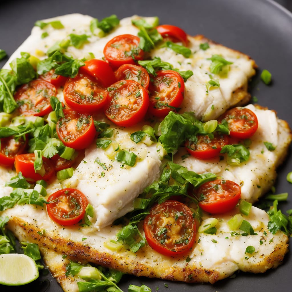 Smoked Haddock with Tomatoes & Chive Dressing Recipe