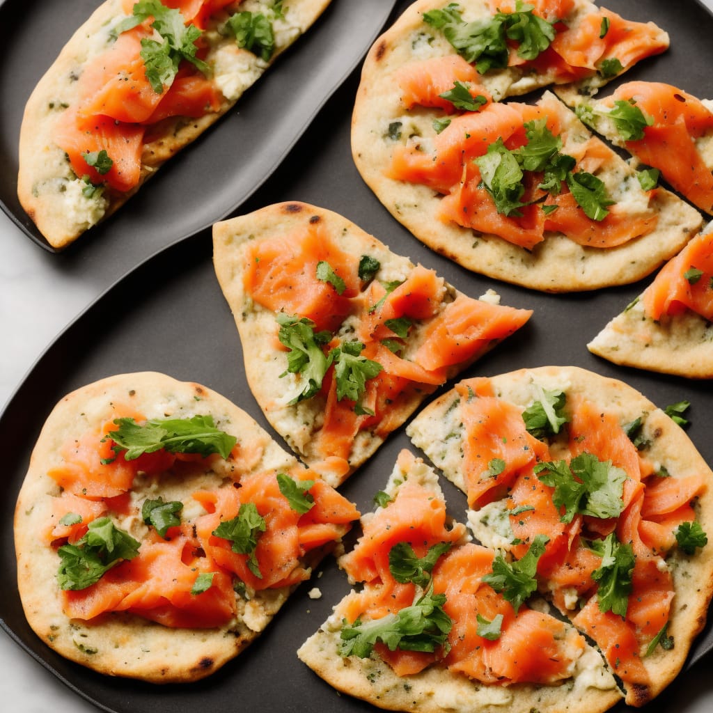 Smoked Salmon Flatbreads Recipe