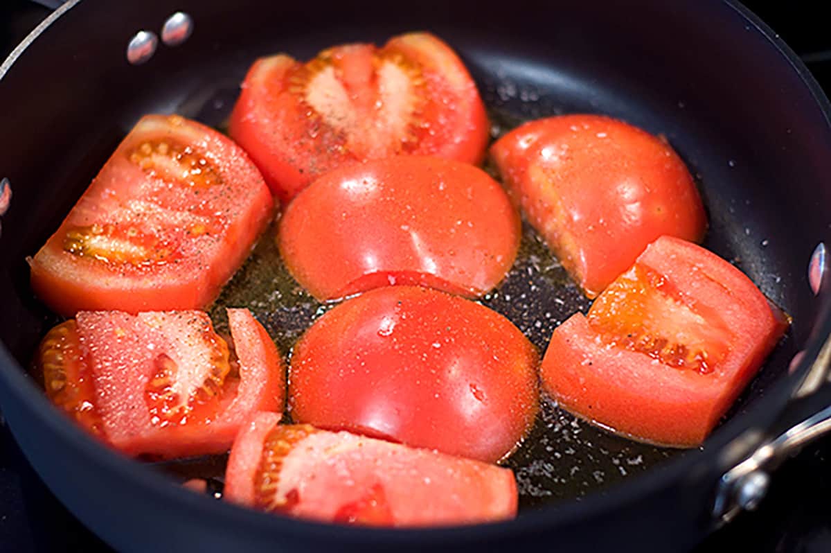 How To Fry Tomatoes In A Pan