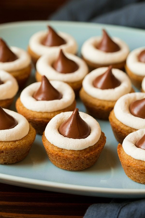 Mini S'mores Cookie Cups Recipe