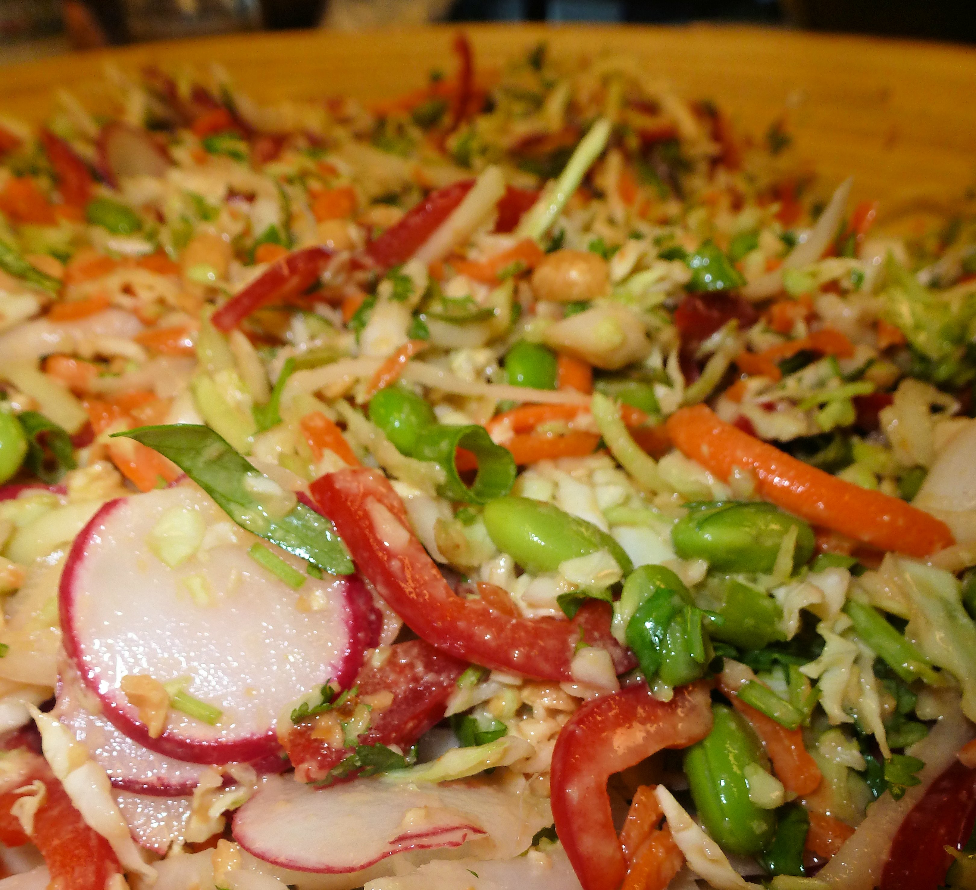 Asian Slaw with Peanut Butter Dressing Saladmaster Recipes