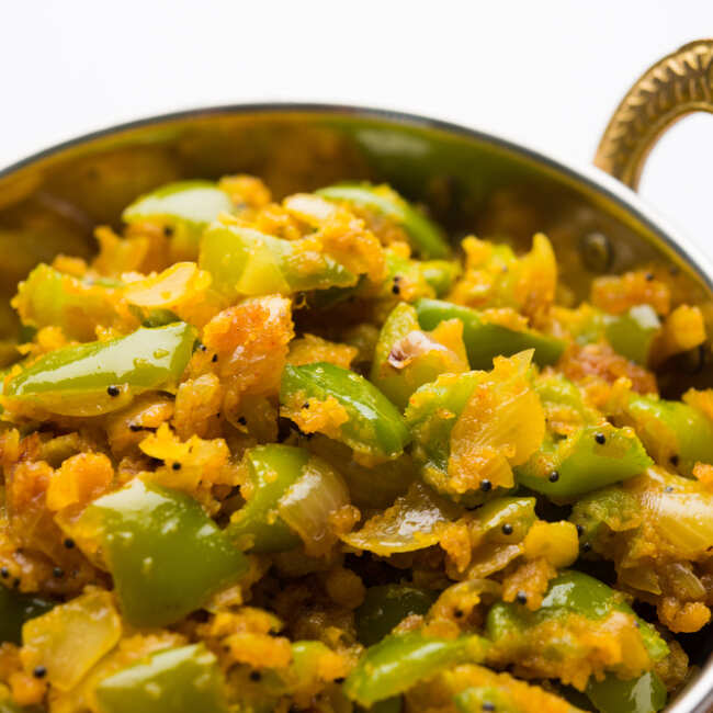 Capsicum Fry Recipe How to Make Capsicum Fry