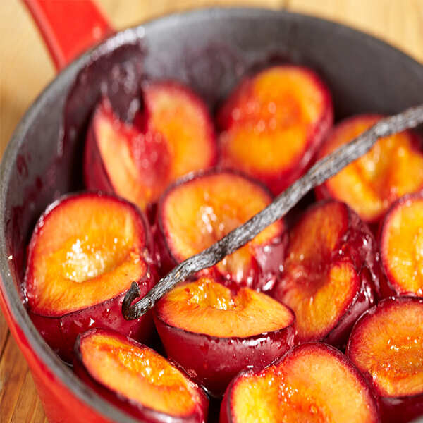 Poached Plums Recipe How to Make Poached Plums