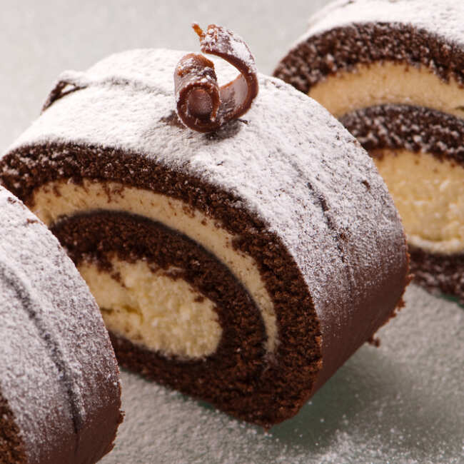 Chocolate Swiss Roll Recipe How to Make Chocolate Swiss Roll