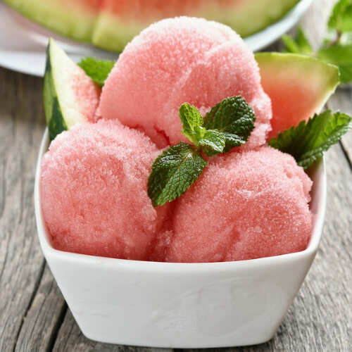 Watermelon Sorbet Recipe How to Make Watermelon Sorbet