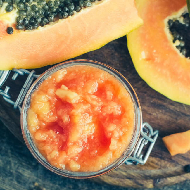 Papaya Puree Recipe How to Make Papaya Puree