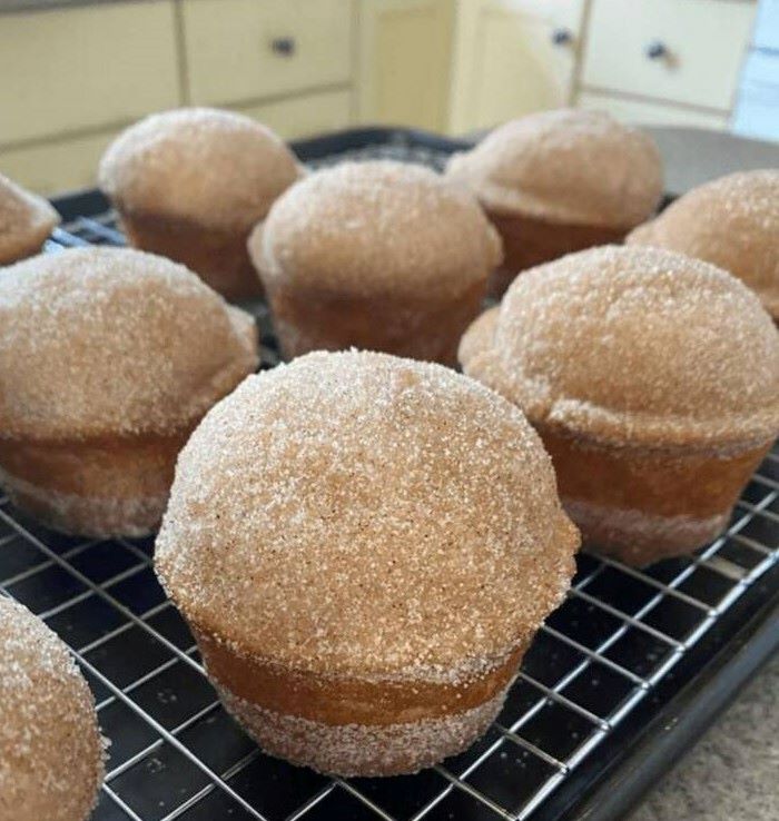 DONUT MUFFINS! Mini muffins that taste like donuts! Recipes