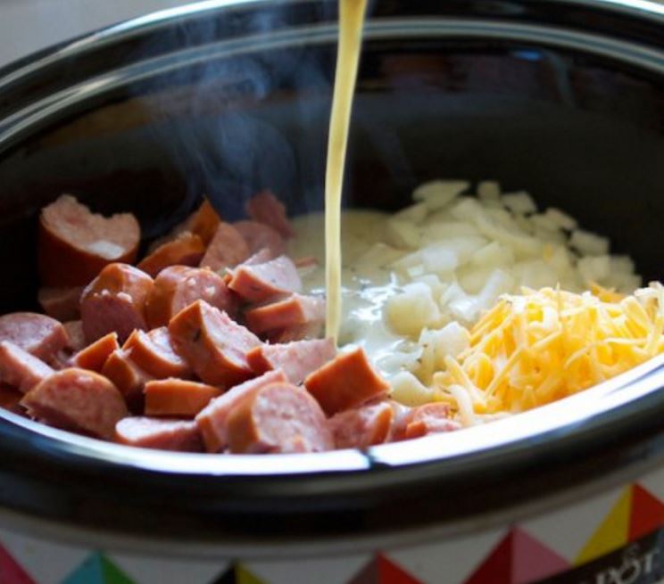 Crockpot Smoked Sausage & Hash Brown Casserole Recipes 2 Day