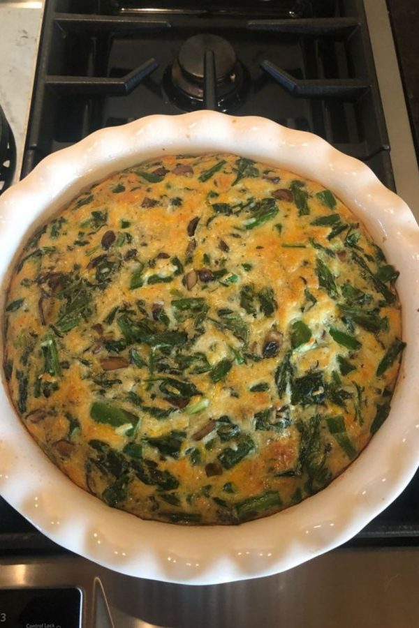 Crustless Asparagus Quiche