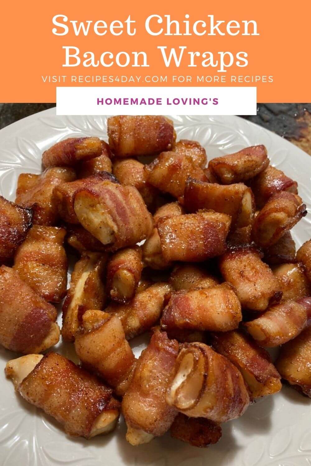 Sweet Chicken Bacon Wraps