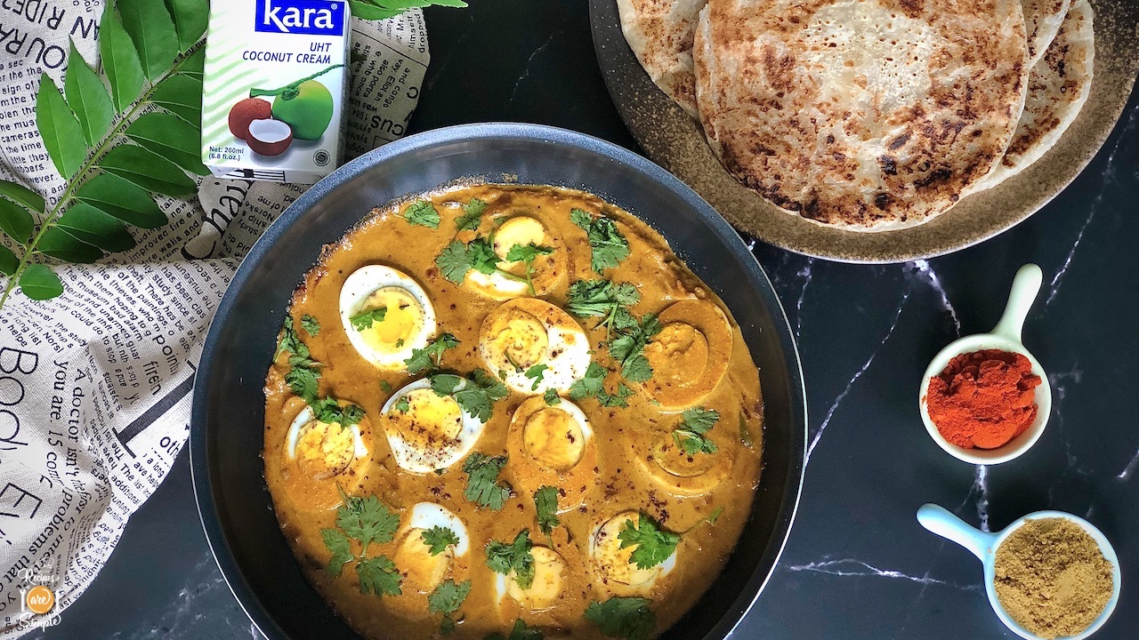 Egg Roast with Coconut Milk Recipes are Simple
