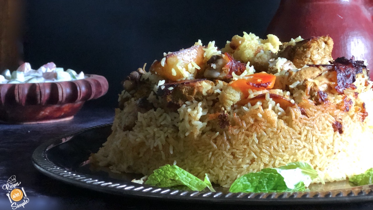 Chicken Maqluba Upside Down Rice Recipes are Simple
