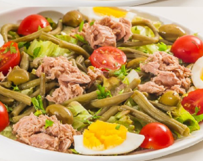 Easy Green Bean Salad with Tuna Best Cooking recipes In the world