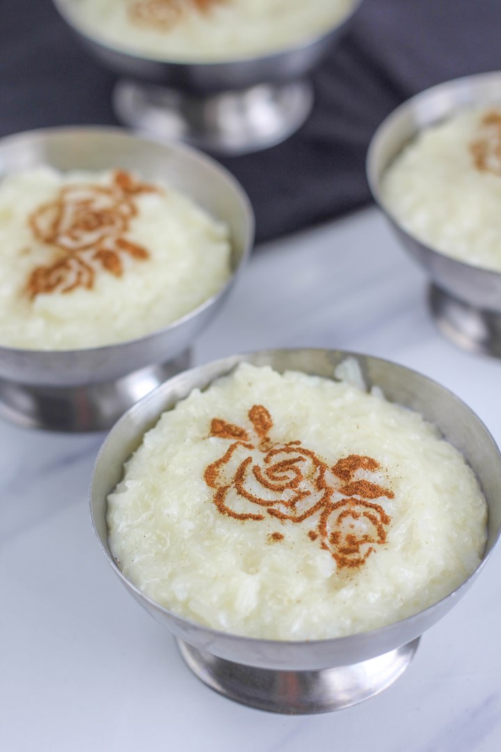 Cinnamon Rice Pudding a tasty dessert with coconut and cinnamon!