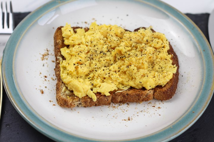 Scrambled Eggs on Toast a quick and nutritious way to start the day!