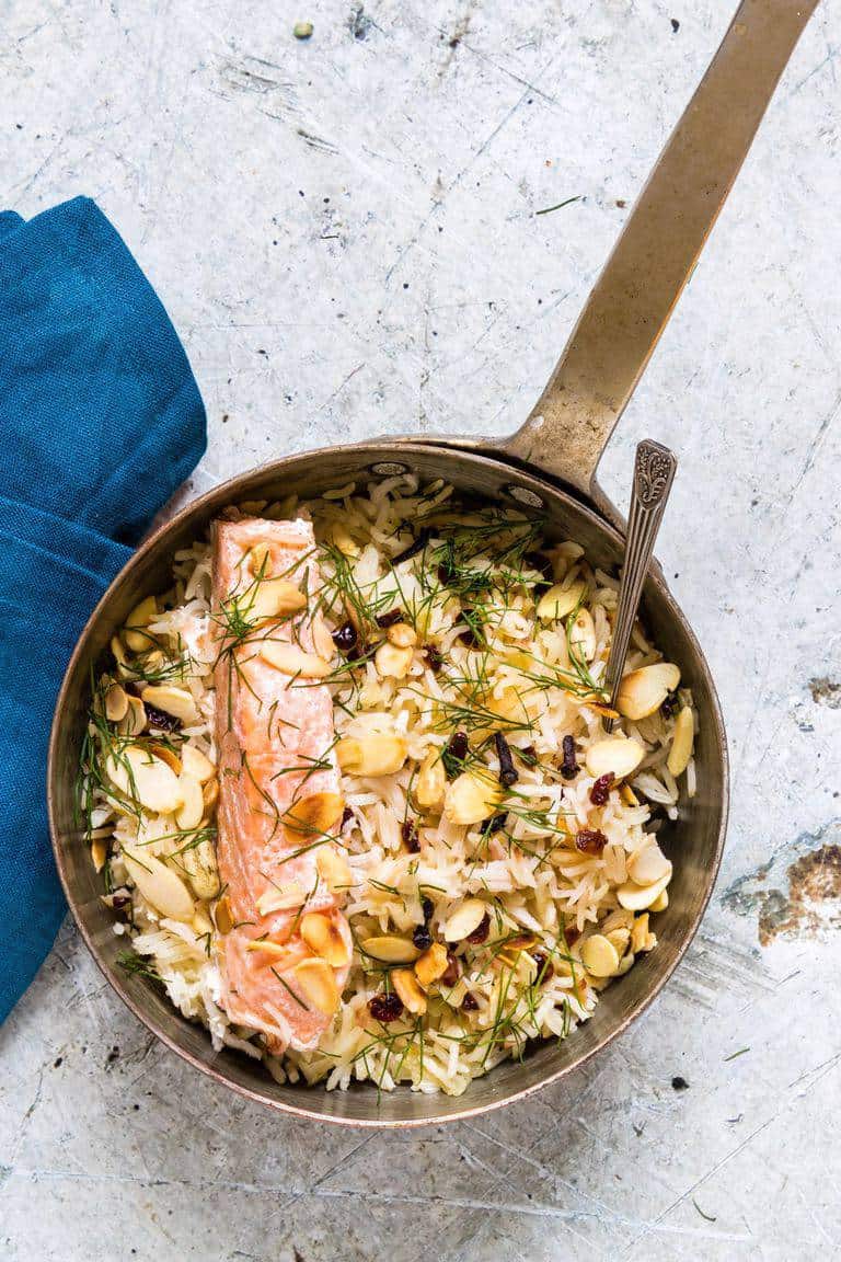 One Pan Salmon And Rice {Glutenfree} Recipes From A Pantry