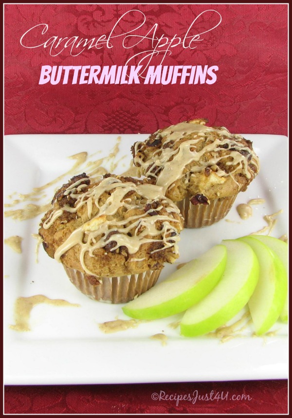 Caramel Apple Buttermilk Muffins Easy and Tasty Breakfast to Go