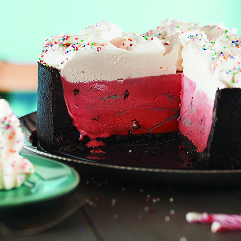 Deep Dish Watermelon Ice Cream Cake RecipesNow!