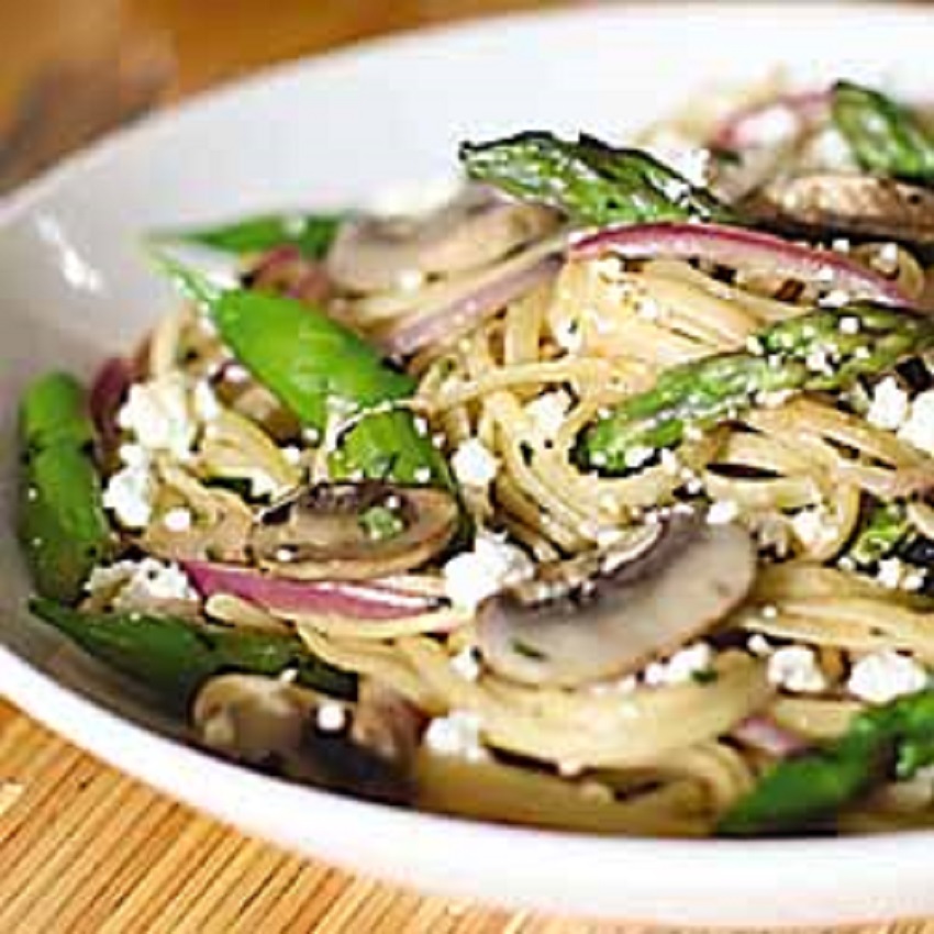 Asparagus & Lemon Linguine With Shrimp RecipesNow!