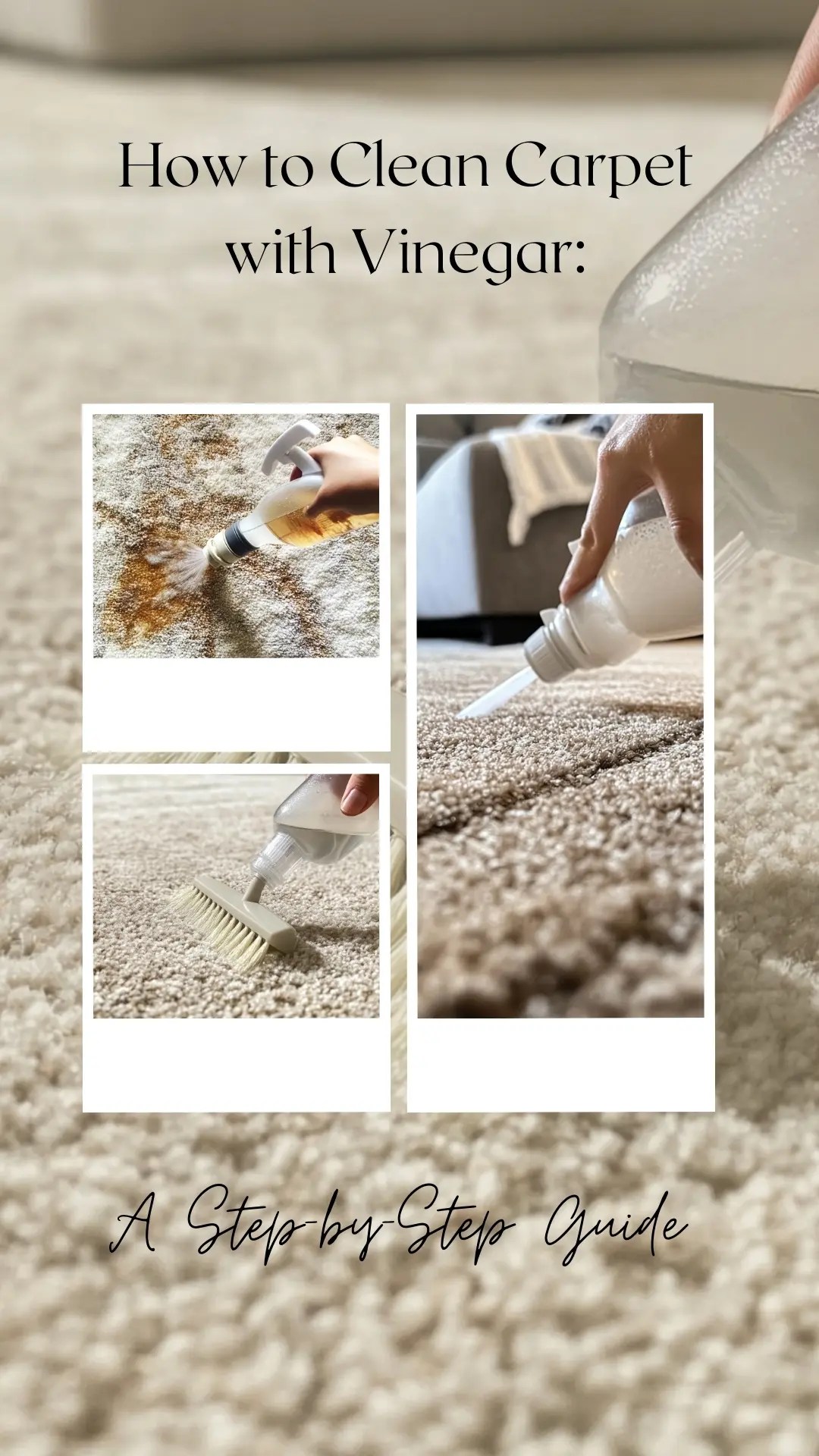 How to Clean Carpet with Vinegar A StepbyStep Guide Recipes Time