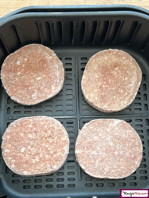Recipe This Air Fryer Frozen Burgers
