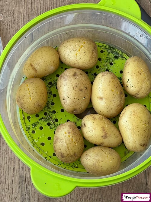 Recipe This Microwave Baby Potatoes